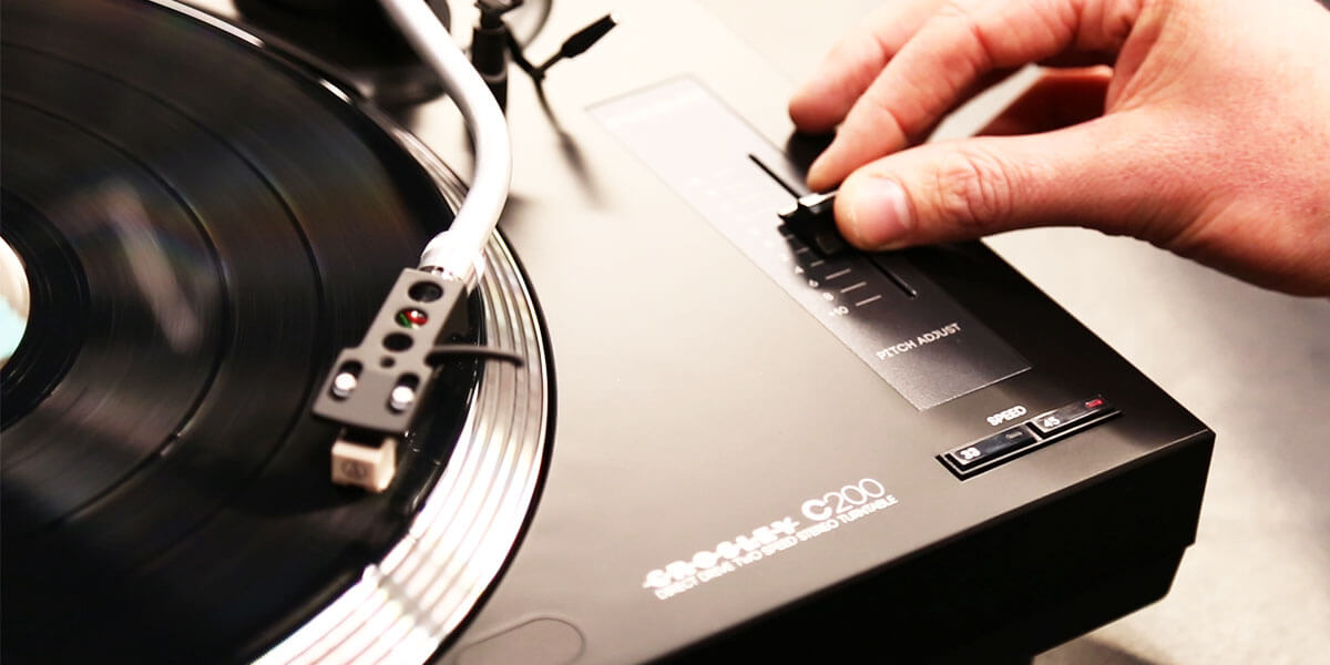what is pitch control in a record player